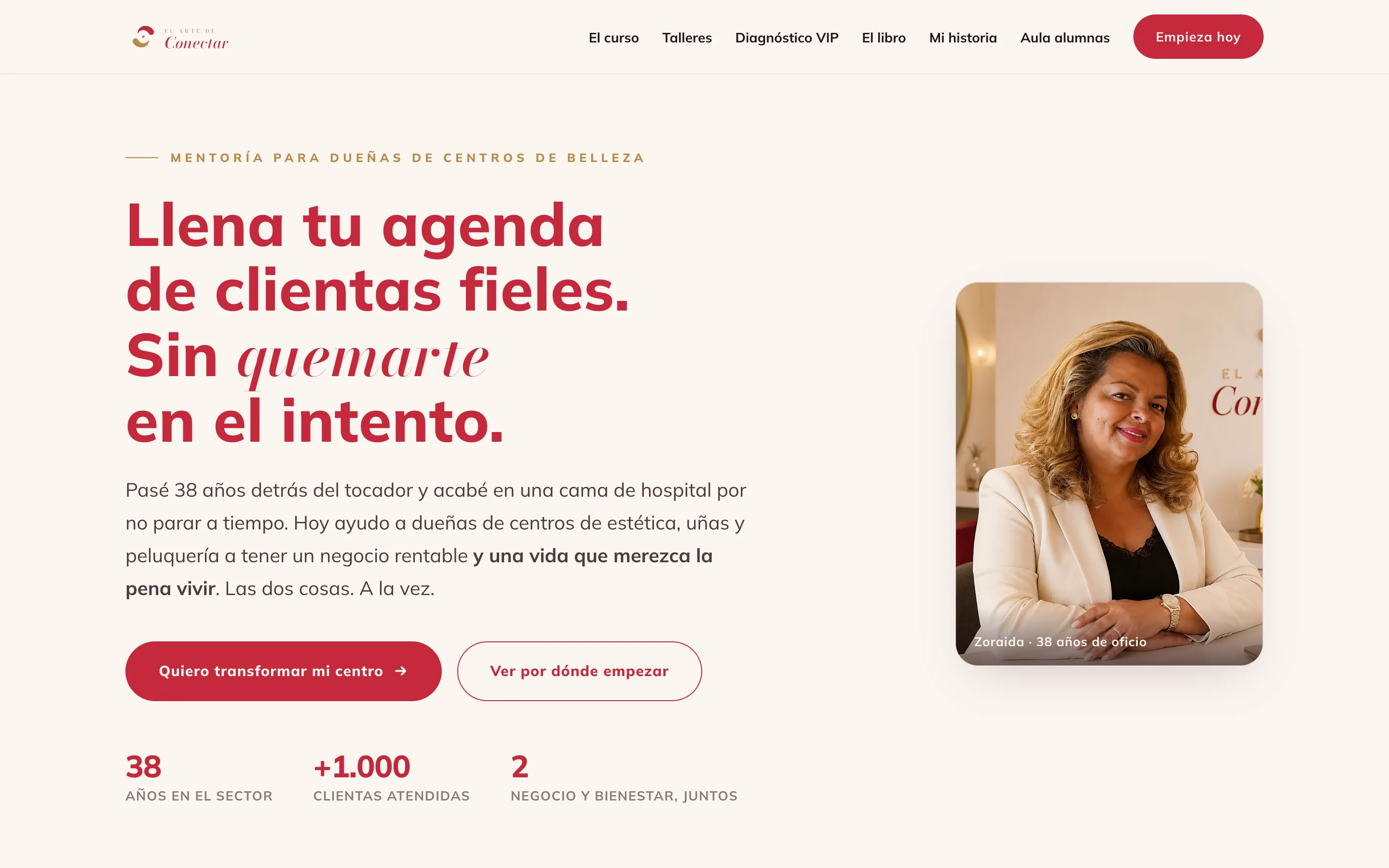 Web de El Arte de Conectar